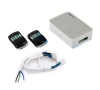 Lonrtesw Télécommande Universelle 433 MHz, Commutateur Sans, Récepteur de Porte de Garage pour Moteur Tubulaire de Volet Roulant