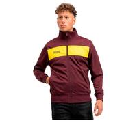 Lonsdale Alnwick Veste de survêtement, Oxblood/Jaune, XXL Hommes