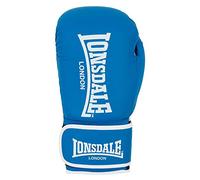 Lonsdale Ashdon Leather Artificial Boxing Gloves Bleu 12 oz