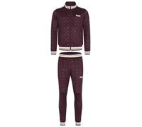 Lonsdale Ashwell Survêtement, Oxblood/écru, S Hommes