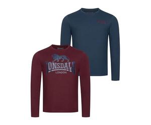 Lonsdale Ayrshire Lot de 2 T-Shirt Homme (Lot de 2)