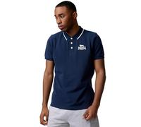 Lonsdale Ballygalley Polo, Bleu Marine/Blanc, L Homme