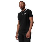 Lonsdale Ballygalley Polo, Noir/Blanc, XL Homme