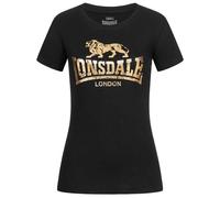 Lonsdale Bantry Short Sleeve T-shirt Noir M Femme