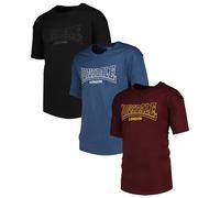Lonsdale Beanley T-Shirt, Noir/Bleu Marine/Gris foncé, XXL Hommes