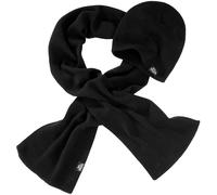 Lonsdale London Leafield écharpe + Bonnet, Noir, Taille Unique Mixte