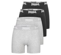 LONSDALE Boxers gris chiné / noir / blanc, Taille S