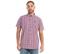 LONSDALE Chemise ' BRIXWORTH ' bleu / rouge / blanc, Taille XXXL