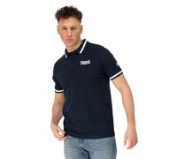 Lonsdale CAUSTON Polo Coupe ajustée pour Homme, Bleu Marine foncé/écru, 3XL, Bleu Marine/écru, 3XL