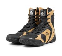 Lonsdale Mixte Heskin Chaussures de Boxe, Noir, Or, Blanc, 43 EU