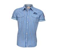 Lonsdale Chemise Berny Manches courtes 100% coton Slim Fit Marine XL Homme
