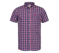Lonsdale Chemise à manches courtes Brixworth Bleu M Homme