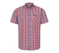 LONSDALE Chemise ' BRIXWORTH ' bleu / rouge / blanc, Taille XXXL