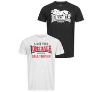 Lonsdale Collessie Short Sleeve T-shirt Blanc 4XL Homme