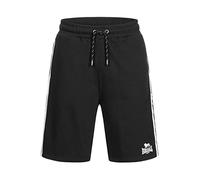 Lonsdale CRAIGSTON Casual Pants, Black/White, XL Men's