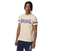 Lonsdale Creich Short Sleeve T-shirt Jaune S Homme