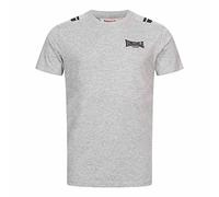 Lonsdale Culrain T-Shirt Loisirs, Gris/Noir, XL Homme