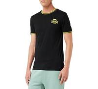Lonsdale DUCANSBY T-Shirt, Noir/Jaune, L Men's