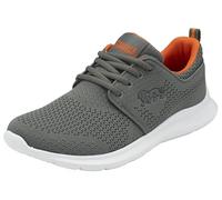 Lonsdale Durham Chaussures de Course sur Route pour Homme, Gris/Orange/Gris foncé, Pointure 42, Gris Orange DK Gris, 42 1/3 EU