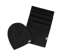Ensemble Ã©charpe et bonnet Lonsdale Leafield Noir TU