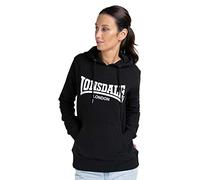 Lonsdale Femme Flookburgh Sweatshirt capuche, Noir, XS EU