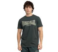 Lonsdale Fulwood T-Shirt, Vert/Vert, M Homme-Adulte