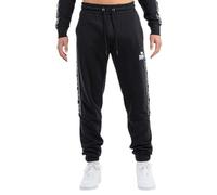 Lonsdale Grutness Pantalon de Jogging, Noir/Blanc, L Homme