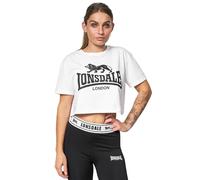 Lonsdale T-shirt Gutch Common pour femme Blanc/Noir Taille M
