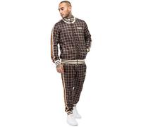 Lonsdale Hedley Survêtement, Marron/écru/Orange, XXXL Homme