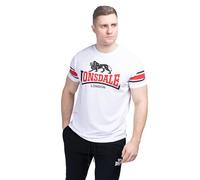 Lonsdale T-shirt HEMPRIGGS Blanc/Noir/Rouge Taille S Homme