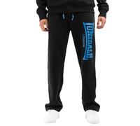 Lonsdale Herdley Pantalon de Jogging, Noir/Bleu, S Hommes