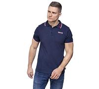 Lonsdale Lion Short Sleeve Polo Bleu S Homme