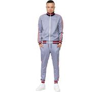 Lonsdale Survêtement homme BURMARSH The Gentlemen slim fit Bleu/Blanc/Rouge M