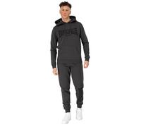 Lonsdale CLOUDY Survêtement à capuche pour homme, coupe ajustée, anthracite/noir, 3XL