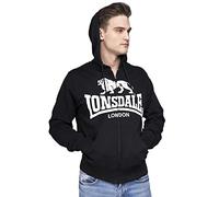Lonsdale Homme Krafty Sweat shirt, Noir (Schwarz), M EU