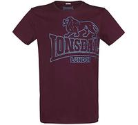 Lonsdale Homme Langsett T shirt Regular Fit, Vintage Oxblood., 3XL EU