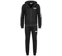 Lonsdale Homme Marthall Training Suit, Black/White, S EU
