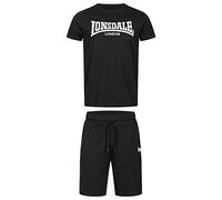 Lonsdale Homme Moy Ensemble T-shirt Et Short Coupe Normale, Black/White, 3XL EU