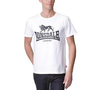Lonsdale Homme T-shirt Logo T shirt, Blanc (Weiß), L EU
