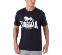 T-shirt Lonsdale Logo manche courte bleu marine blanc - M