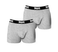 Lonsdale Hommes Paquet de 2 Trunks Slips Gris XL