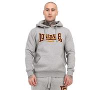Lonsdale Hooded Classic Ll002 Sweatshirt à Capuche, Gris calcaire, S Homme