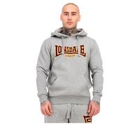 Lonsdale Hooded Classic Ll002 Sweatshirt à Capuche, Marl Grey, L Homme