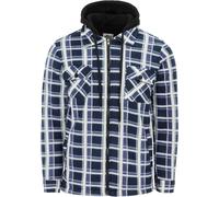 Lonsdale Hooded Long Sleeve Sherpa Jacket Violet M Male