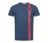 Lonsdale Inverbroom T-Shirt Loisirs, Bleu Marine/Rouge, M Homme 117367
