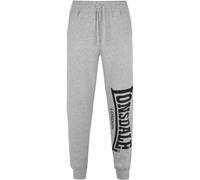 Lonsdale Pantalon de jogging Logo, gris chiné/noir, Taille 34 Homme