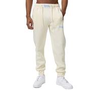 Lonsdale Kilmorack Pantalon de Jogging, Beige/Bleu, XL Homme