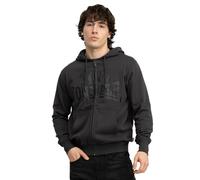 Lonsdale Sweat-shirt à capuche Krafty Anthracite/Noir M Homme