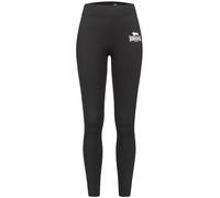 LONSDALE Leggings 'CALDMORE' noir / blanc, Taille M