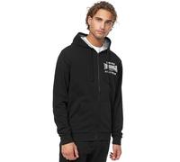 Lonsdale LINTMILL Veste à capuche avec fermeture éclair pour homme Coupe normale, Noir/blanc/gris., XXXL